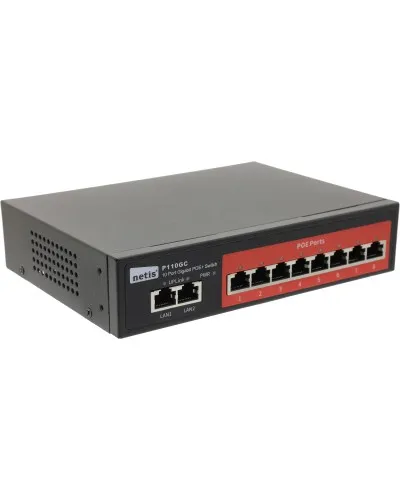 Netis P110GC. Коммутатор сетевой PoE неуправляемый. Netis в Барнауле
