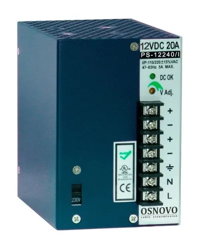 PS-12240/I. Блок питания промышленный. OSNOVO в Барнауле