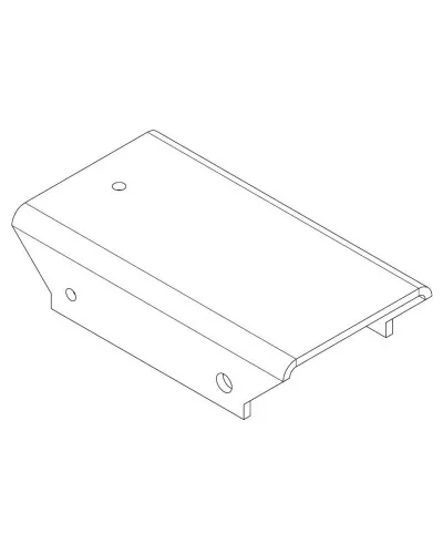 PERCo-MB-16.8. Накладка прямая верхняя. PERCo в Барнауле