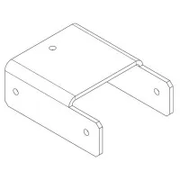PERCo-MB-16.4. Накладка прямая нижняя. PERCo