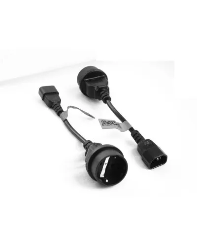 Cord PCM SCUT IEC320 to Type-F. Кабель IEC-320 C14 to Socket Type-F. POWERCOM в Барнауле