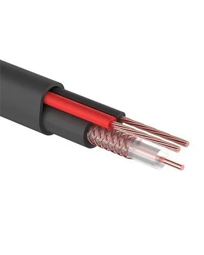 КВК-П-2+2x0,75 мм² (Cu/CCA) черный PROconnect (01-4109). Кабель комбинированный для систем видеонаблюдения. PROCONNECT в Барнауле