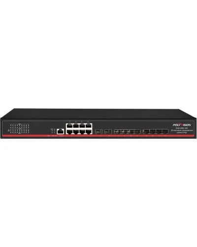 PND-M8G-10F. Коммутатор управляемый оптический 18 портовый. Polyvision в Барнауле