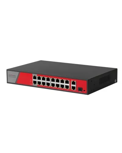 PND-16P-2G1F-BT2 (300W). Коммутатор гибридный 16+2+1 с PoE. Polyvision в Барнауле