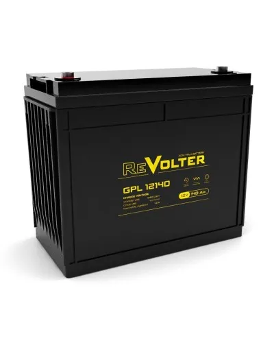 Revolter GPL 12140. Аккумулятор автомобильный герметичный свинцово-кислотный. Revolter в Барнауле