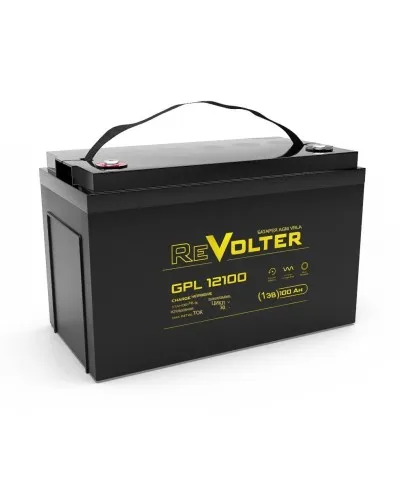 Revolter GPL 12100. Аккумулятор автомобильный герметичный свинцово-кислотный. Revolter в Барнауле
