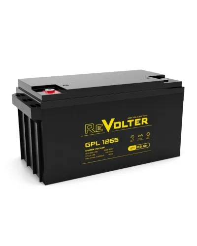 Revolter GPL 1265. Аккумулятор автомобильный герметичный свинцово-кислотный. Revolter в Барнауле