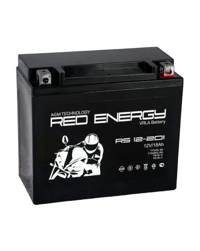 Red Energy RS 12201. Аккумулятор герметичный свинцово-кислотный стартерный. Red Energy в Барнауле