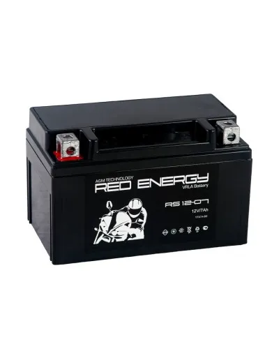 Red Energy RS 1207. Аккумулятор герметичный свинцово-кислотный стартерный. Red Energy в Барнауле