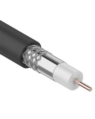 RG-6U, 75 Ом, CCS/Al/Al, 64%, 100 м OUTDOOR. REXANT (01-2202). Кабель коаксиальный радиочастотный. Rexant в Барнауле