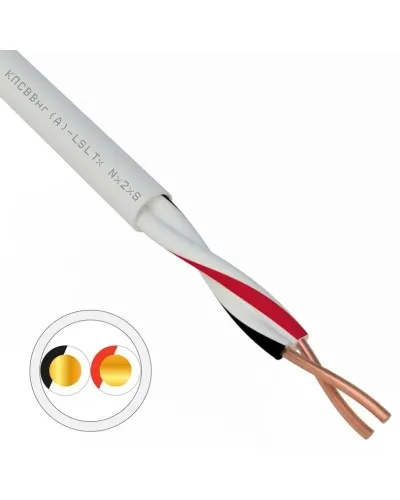 КПСВВнг(А)-LSLTx 1х2х0,5 REXANT (01-4870). Кабель для систем передачи данных пониженной пожароопасности c низким дымо- и газовыделением, с низкой токсичностью продуктов горения. Rexant в Барнауле