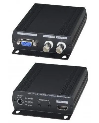 AD001HD4. Преобразователь-разветвитель AHD/HDCVI/HDTVI в HDMI/VGA/CVBS. SC&T в Барнауле