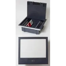 Люк на 6 постов (45х45), металл/пластик, с пластиковой коробкой, IP40 (300007): Люк