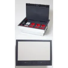Люк на 8 постов (45х45), металл/пластик, с металлической коробкой, IP40 (300009). Люк. SPL