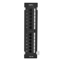 Патч-панель настенная 12xRJ-45, UTP, 5e (10-0407): Патч-панель 19''