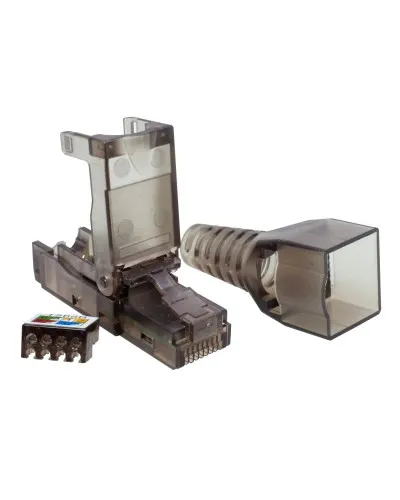 Коннектор 8P8C UTP 6A (RJ-45) безынструментальный (10-0239). Разъем RJ-45. SUPRLAN в Барнауле