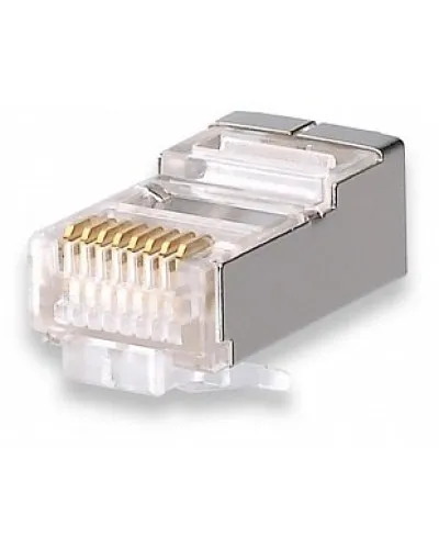 Коннекторы 8P8C FTP Cat.5e 3U (RJ-45) (100шт) (10-0201). Разъем RJ-45. SUPRLAN в Барнауле