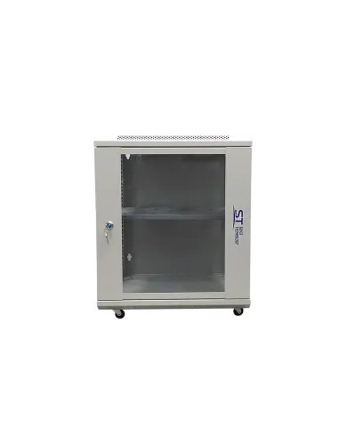 ST-NC12U600 (серый) С ПОЛКОЙ. Шкаф телекоммуникационный 19 настенный 12U. Space Technology в Барнауле