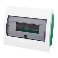 City9 Box 12 модулей встраиваемый с прозрачной дверцей (EZ9E112S2FRU). Щиток модульный. Systeme Electric