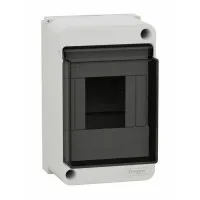 City9 Box 4 модуля навесной с прозрачной дверцей (EZ9EAB104). Щиток модульный. Systeme Electric