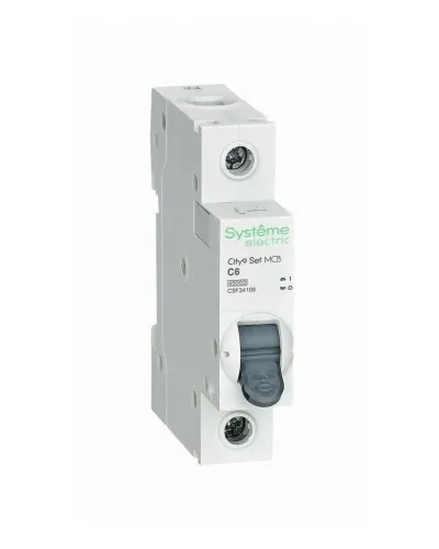 City9 Set 1P 6А 4.5kA С (C9F34106). Автоматический выключатель. Systeme Electric в Барнауле