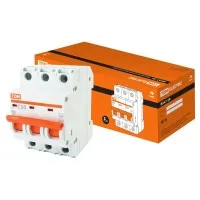 ВА47-29 3Р 50А 4,5кА х-ка С (SQ0206-0114). Автоматический выключатель. TDM ЕLECTRIC