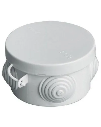 Коробка ОП D65х40мм, крышка, IP54, 4вх. (SQ1401-0101). Распаячная коробка. TDM ЕLECTRIC в Барнауле