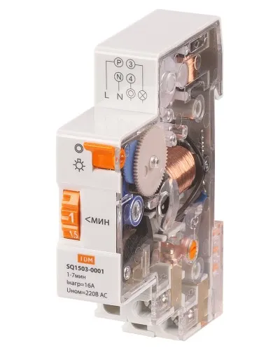 ТЛ-1мин/7мин-16А-DIN TDM (SQ1503-0001). Таймер лестничный. TDM ЕLECTRIC в Барнауле