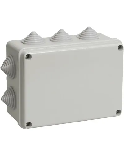 Коробка ОП 150х110х70мм, крышка, IP44, 10 гермовводов (SQ1401-1241). Распаячная коробка. TDM ЕLECTRIC в Барнауле