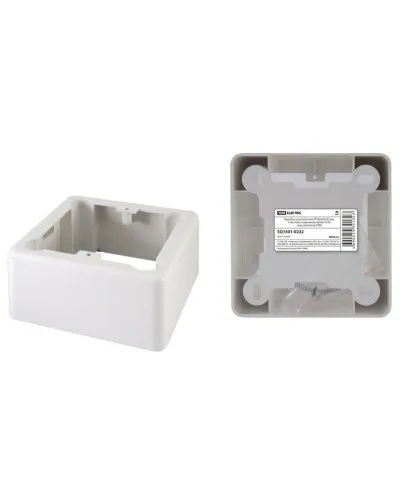 Коробка установочная ОП 85х85х42мм, 1-местная, подъемная, белая, IP20 TDM (SQ1401-0232). Коробка установочная ОП. TDM ЕLECTRIC в Барнауле