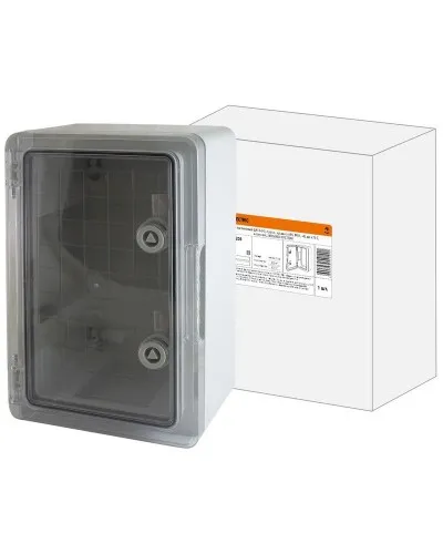 ЩМП-0-7, прозрачная крышка ABS, IP65, 600x400x200. Бокс пластиковый антивандальный. TDM ЕLECTRIC в Барнауле