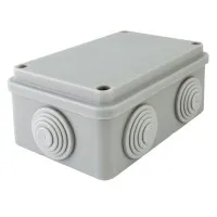 Коробка ОП 120х80х50мм, крышка, IP55, 6 вх. (SQ1401-0505). Распаячная коробка. TDM ЕLECTRIC