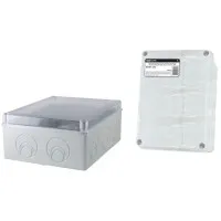 Коробка ОП 240х195х90мм, прозрачная крышка, IP44, кабельные вводы d28-3шт, d37-2шт (SQ1401-1275). Распаячная коробка. TDM ЕLECTRIC
