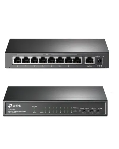 TL-SF1009P. Коммутатор 8-портовый. TP-Link в Барнауле