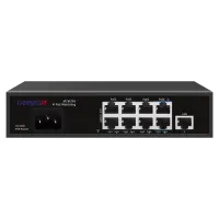 TR-NS1109-120-8PoE. Коммутатор с PoE. Trassir