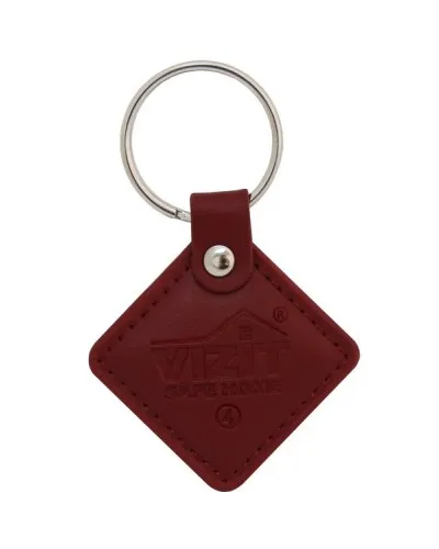 VIZIT-RF2.2 (Red). Брелок proximity кожаный. VIZIT в Барнауле
