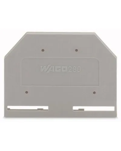 WAGO 280-301 торцевая пластина серая. Торцевая и промежуточная пластина. WAGO в Барнауле