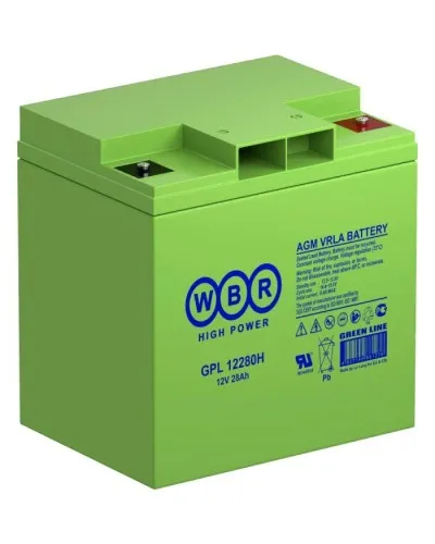WBR GPL12280H. Аккумулятор герметичный свинцово-кислотный. WBR в Барнауле
