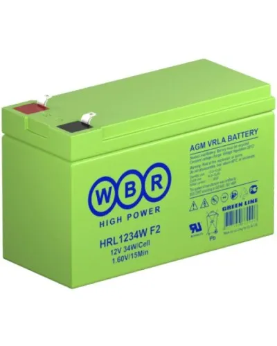 WBR HRL1234W F2. Аккумулятор герметичный свинцово-кислотный. WBR в Барнауле