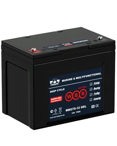 WBR MBG75-12. Аккумулятор герметичный свинцово-кислотный. WBR в Барнауле