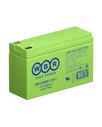 WBR HR1224W F2F1. Аккумулятор герметичный свинцово-кислотный. WBR в Барнауле