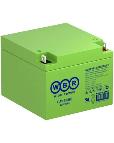 WBR GPL12260. Аккумулятор герметичный свинцово-кислотный. WBR в Барнауле