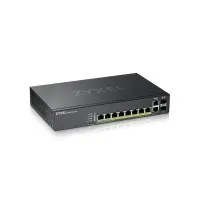 GS2220-10HP-EU0101F. Гибридный L2 коммутатор PoE+. ZYXEL