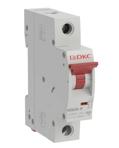 YON max MD63N 1P 25А 6кА C (MD63N-1PC25). Автоматический выключатель. ДКС в Барнауле