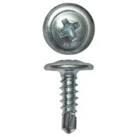 Саморез с пресс-шайбой 4.2х41 со сверлом (200 шт) (CM274041). Саморез с пресс-шайбой. ДКС