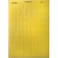 Табличка самоламинирующаяся 44х20мм. желтая (480шт) (SITFL04420Y): Табличка самоламинирующаяся, полиэстер
