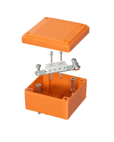 Коробка FS 100х100х50 4P (FSB10404): Коробка ответвительная огнестойкая из термопласта в Барнауле
