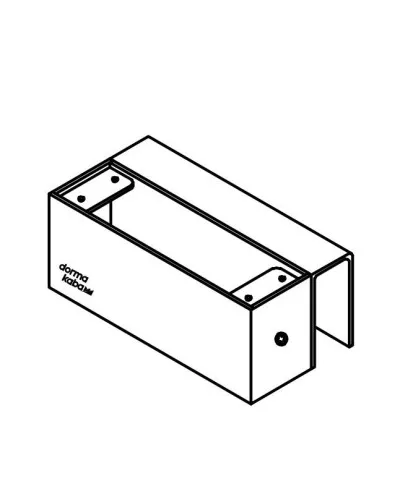 DBA-101 Glass Comfort. Комплект монтажный для цельностеклянной створки, для совместной работы с замком DB100.. dormakaba в Барнауле