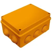 Коробка JBS150 150х110х70, 10 вых., 5P (1,5…4мм²) (43059HF): Коробка монтажная, огнестойкая, без галогена