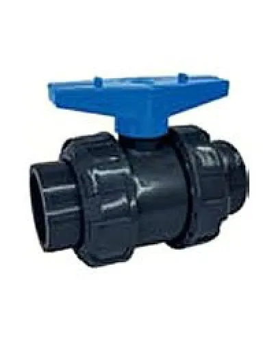 Ecoplast кран шаровый d25 (уплотнение TPV, остальное EPDM) с муфтовым окончанием (49447). Кран шаровый. Экопласт в Барнауле